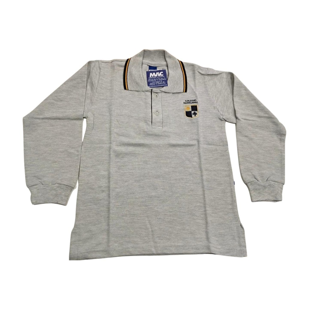 HUINGANAL POLERA PIQUET LARGA